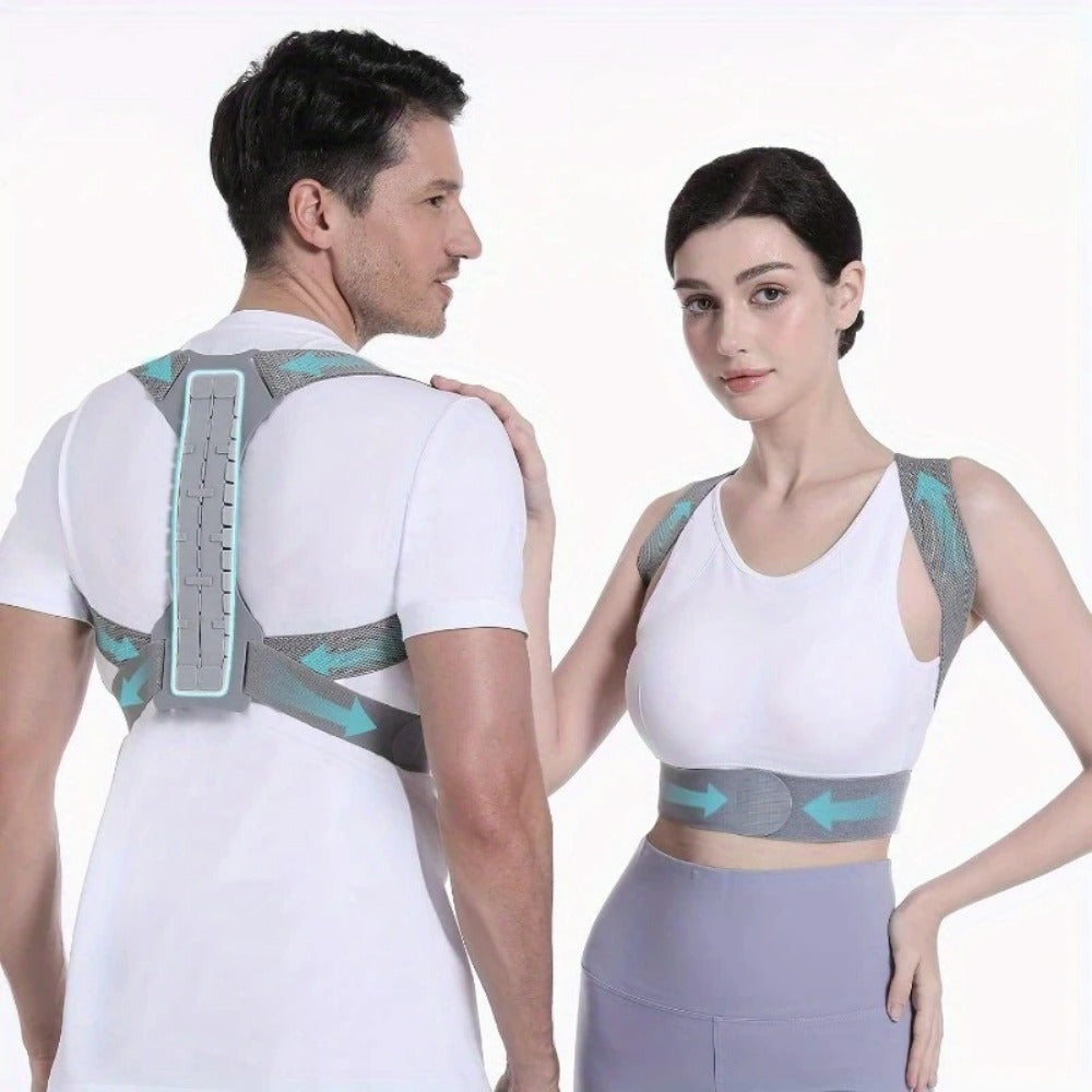 Back Support Posture Corrector For Women Men, Shoulder Supports & Immobilizers Scoliosis And Hunchback Adjustable Belt Back Brace For Lower Back Pain Posture Trainer PosturePro
