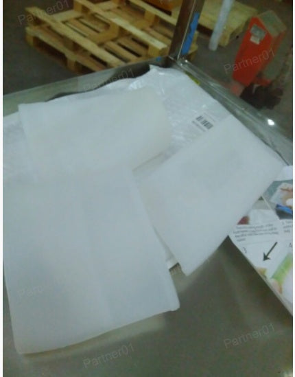 3pcs Reusable Silicone Food Storage Bags, Sandwich Snack Bags Zip Container Safe null