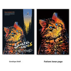 DIY Night Scene Scratch Art Kit – Creative Painting & Art Craft for Kids & Adults null