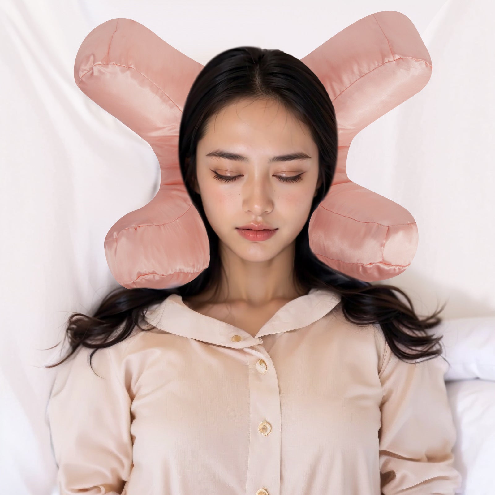 Pillow Face Pillow Beauty Pillow Side Sleeper Pillow, Massage Pillow Face Down, Anti-Wrinkle Massage Pillow For Sleeping Face Down null