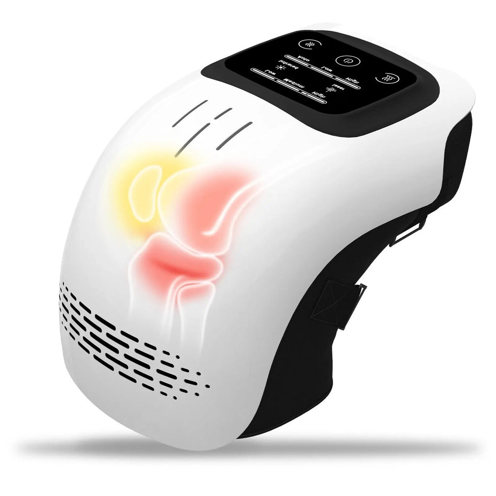 Smart Electric Heating Knee Massager – Rechargeable Infrared & Vibration Pain Relief Device null