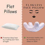 Pillow Face Pillow Beauty Pillow Side Sleeper Pillow, Massage Pillow Face Down, Anti-Wrinkle Massage Pillow For Sleeping Face Down null