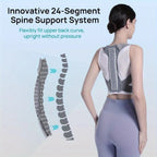 Back Support Posture Corrector For Women Men, Shoulder Supports & Immobilizers Scoliosis And Hunchback Adjustable Belt Back Brace For Lower Back Pain Posture Trainer PosturePro