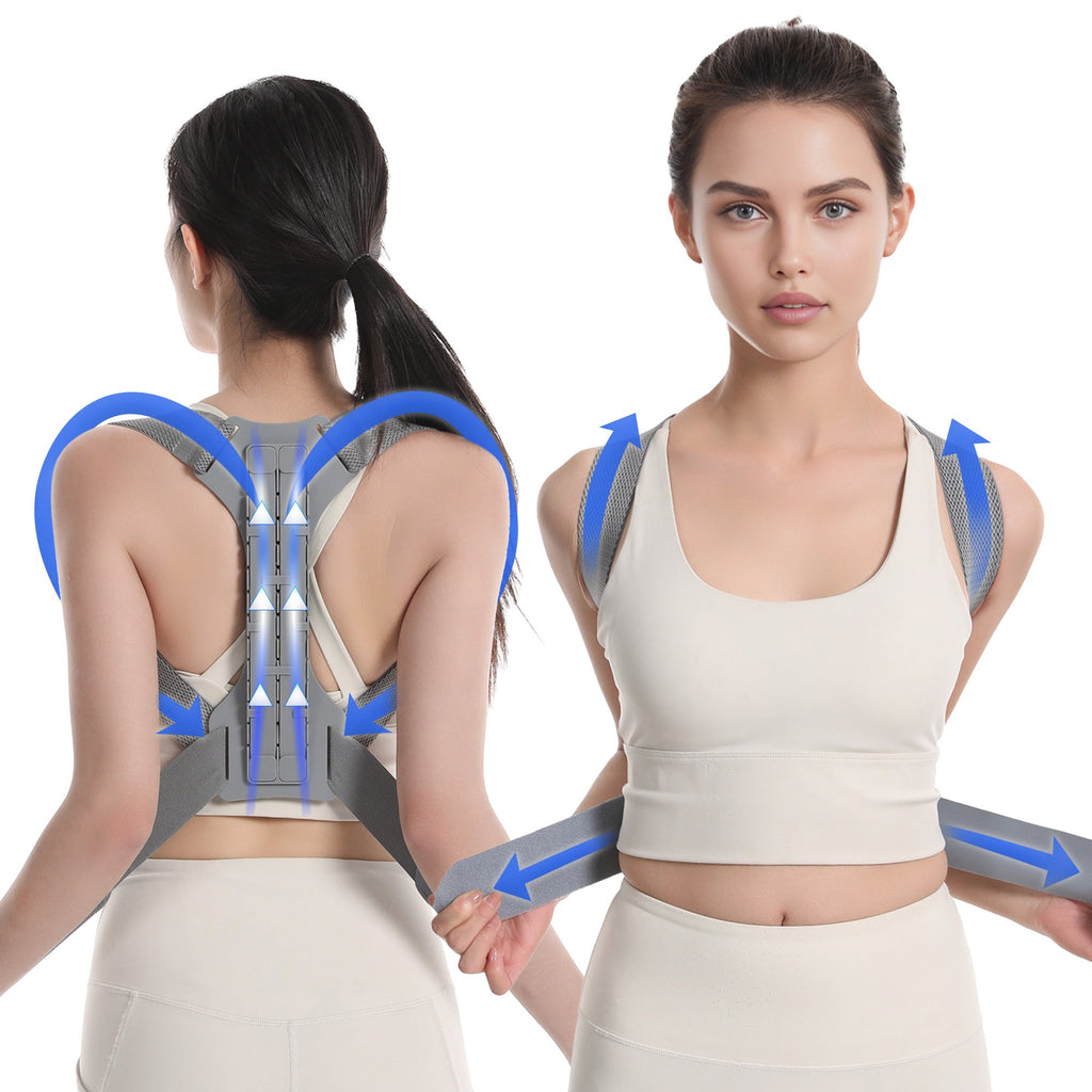 Back Support Posture Corrector For Women Men, Shoulder Supports & Immobilizers Scoliosis And Hunchback Adjustable Belt Back Brace For Lower Back Pain Posture Trainer PosturePro
