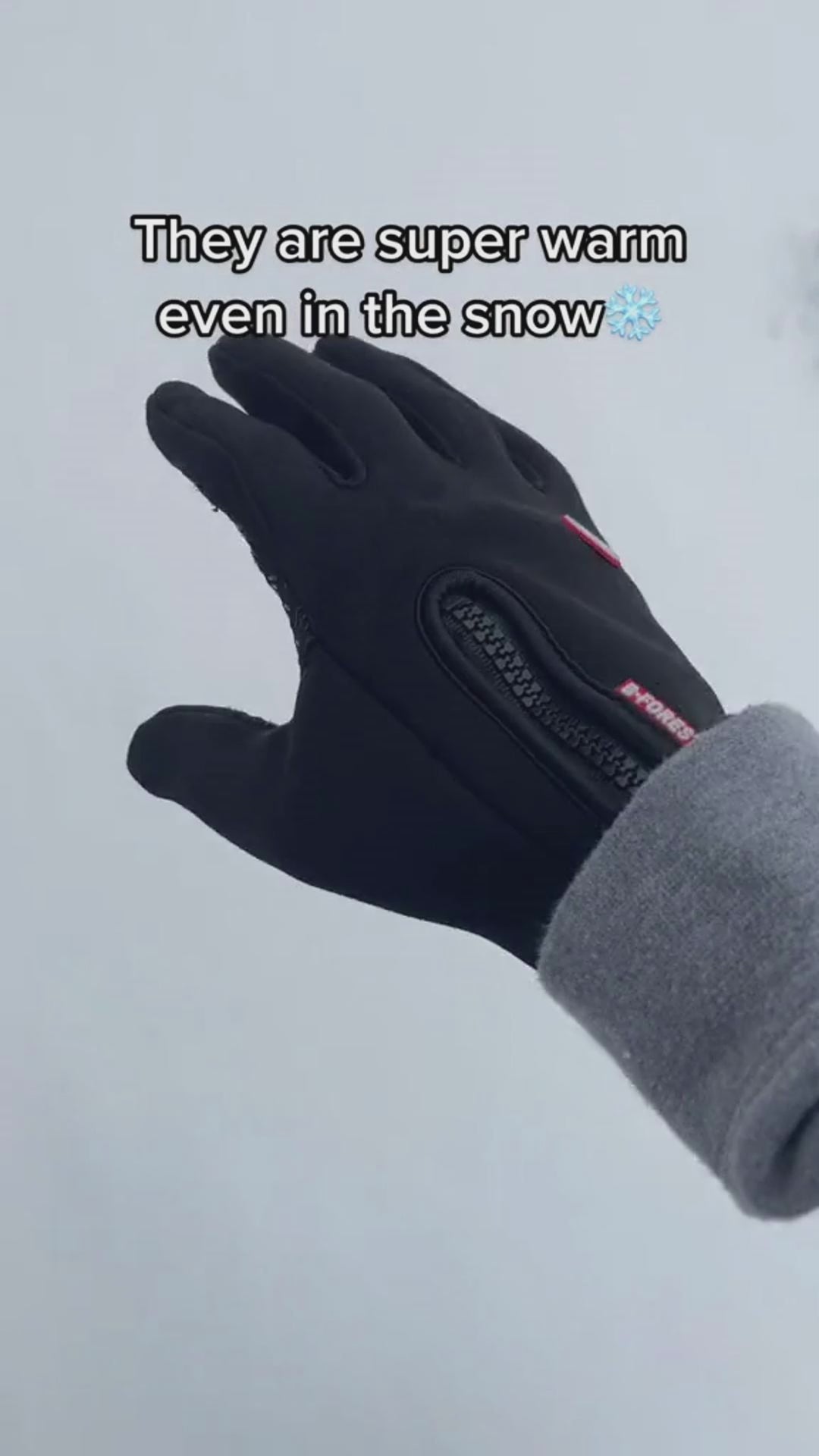 Winter Gloves Touch Screen Riding Motorcycle Waterproof Sports Gloves with Fleece